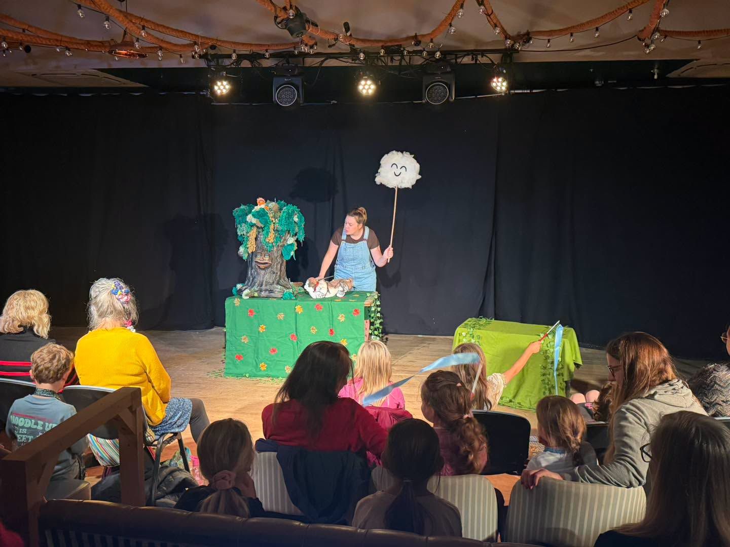 A packed room at Front Room Theatre on 28 October. Photo: Front Room WSM.